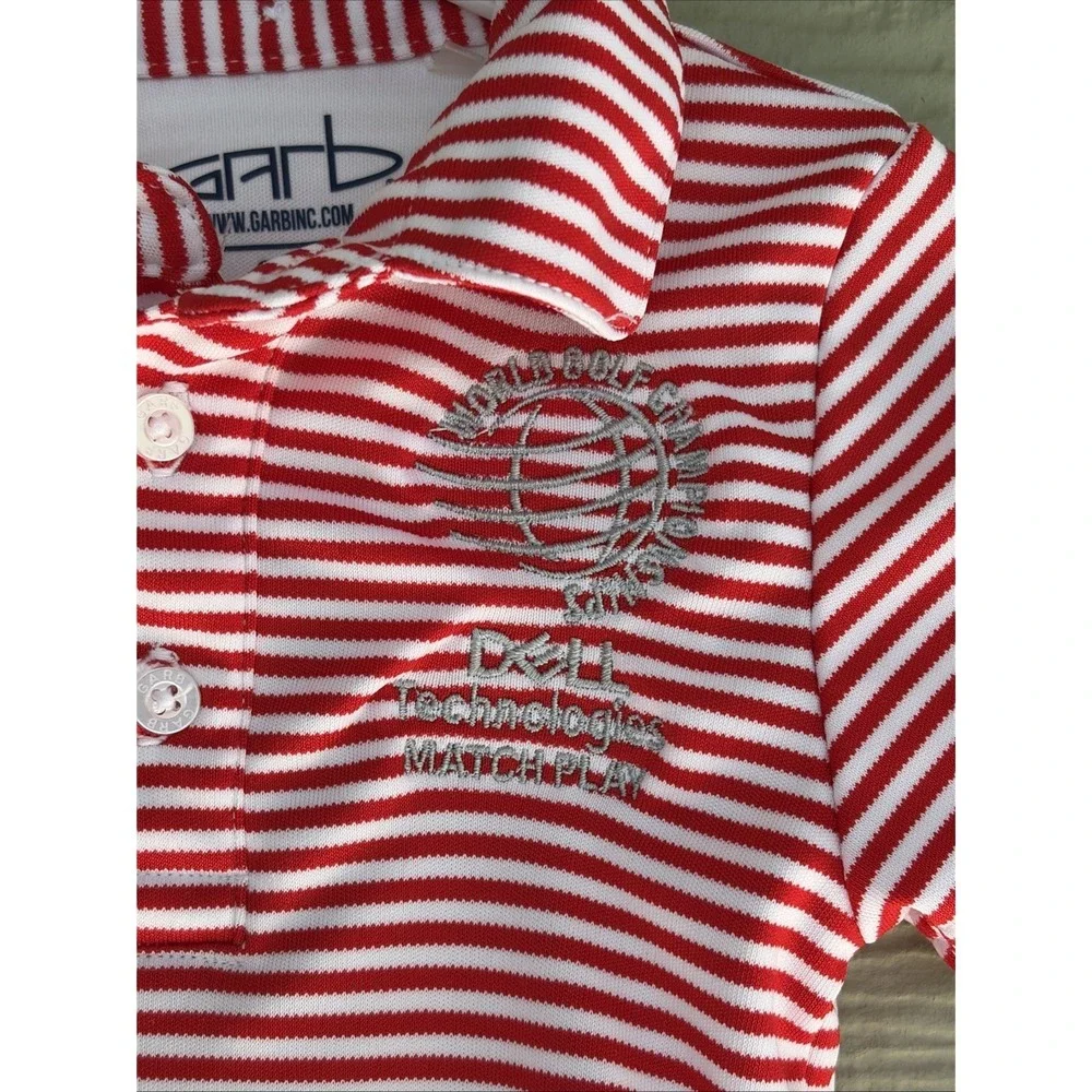 Garb Red/White Striped Outfit WORLD GOLF CHAMPIONSHIPS DELL MATCH PLAY Baby 0-3M